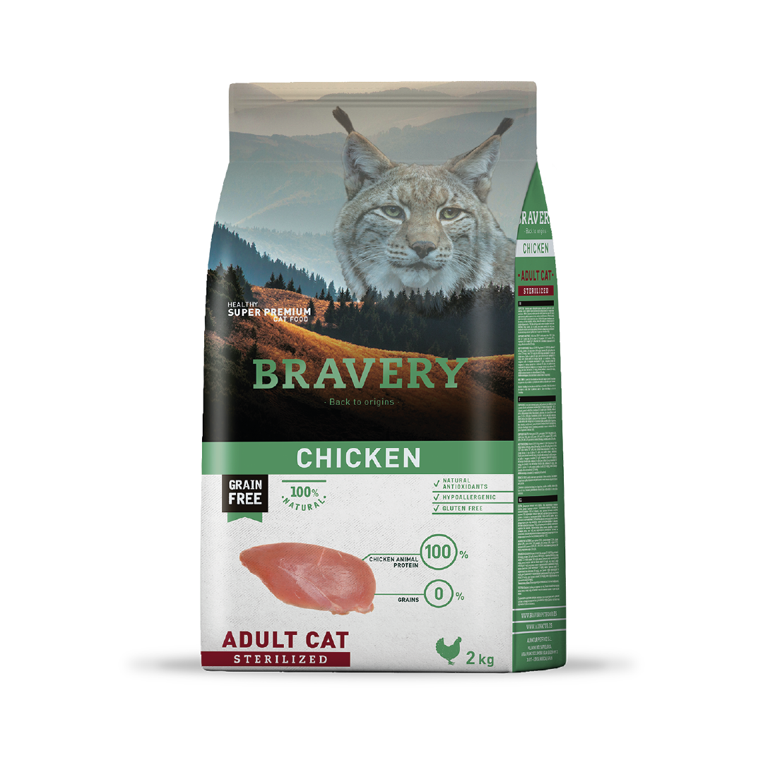 Bravery Adult Cat Chicken Sterilized