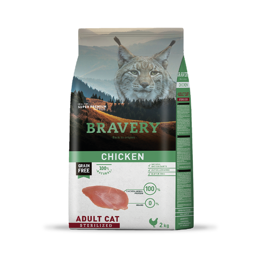 Bravery Adult Cat Chicken Sterilized