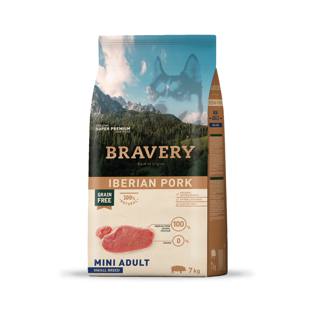 Bravery Adult Small Breeds Iberian Pork 7 Kg