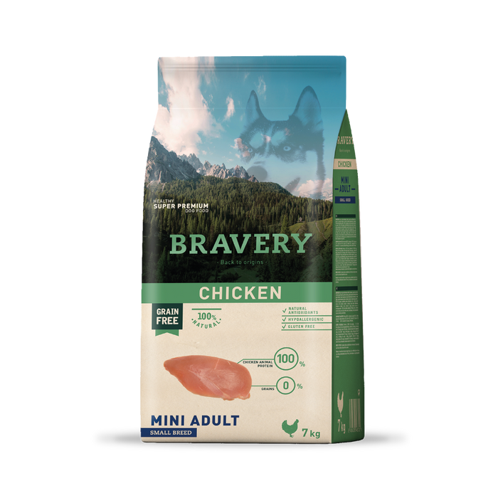 Bravery Adult Small Breeds Chicken 7 Kg