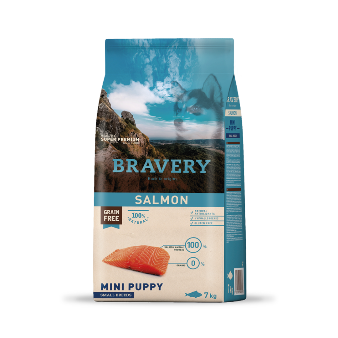 Bravery Puppy Small Breeds Salmon 7 Kg