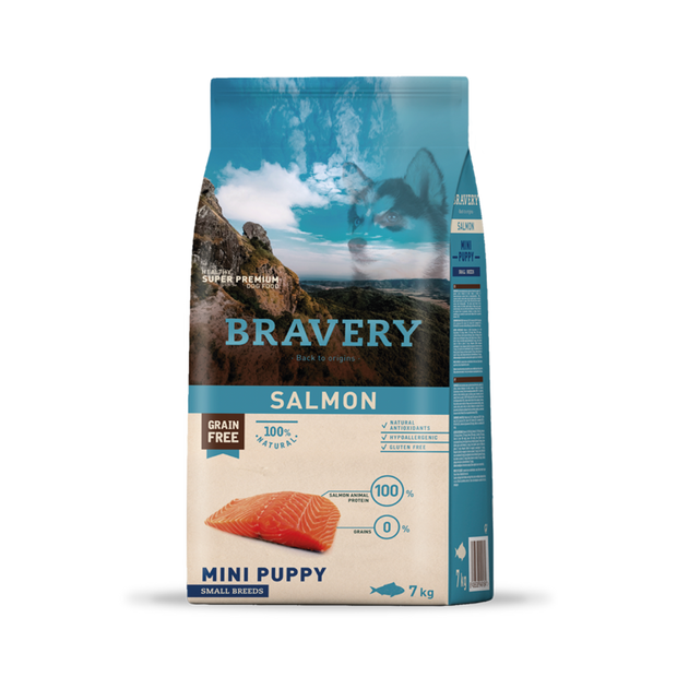 Bravery Puppy Small Breeds Salmon 7 Kg