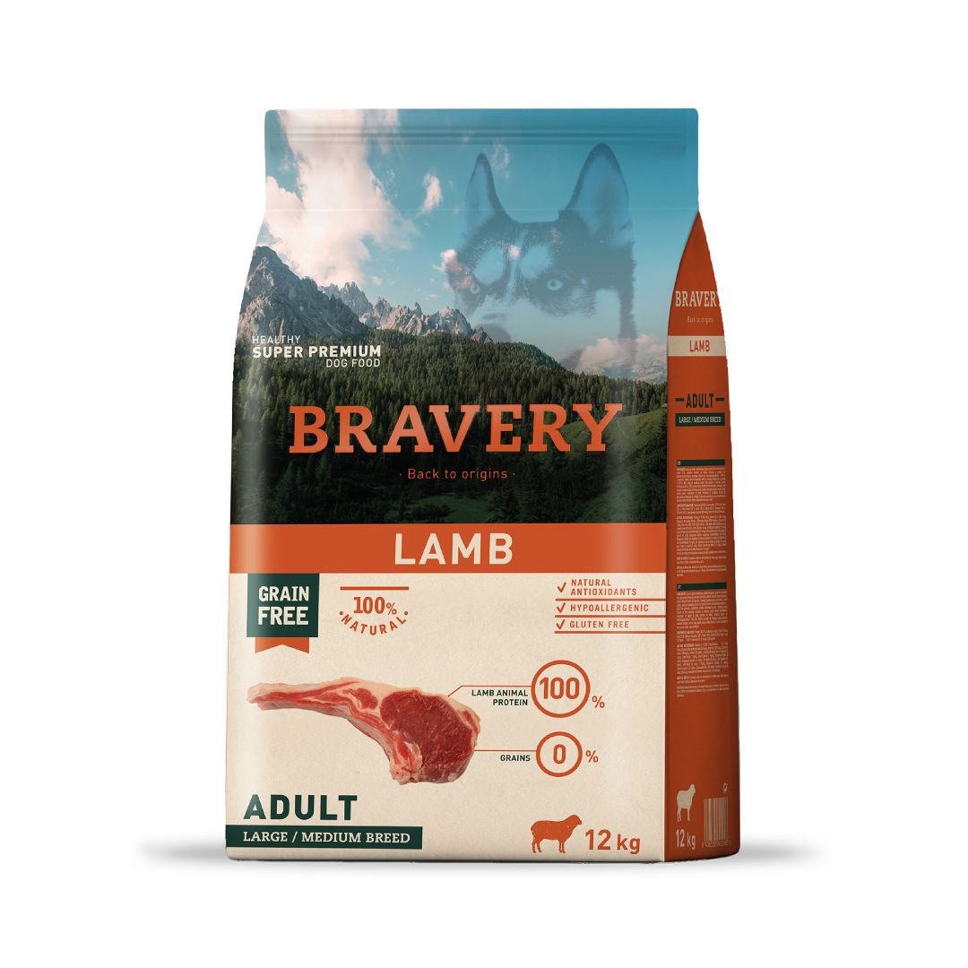 Bravery Adult Large/Medium Breeds Lamb