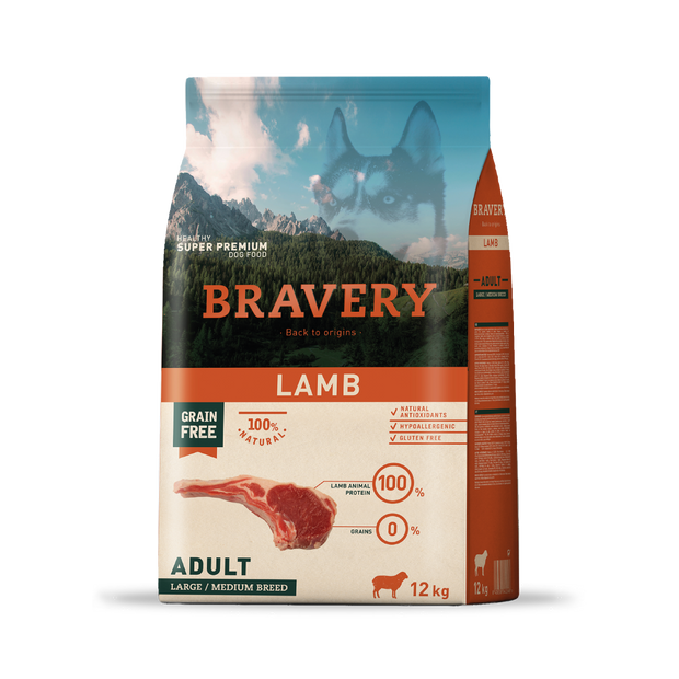 Bravery Adult Large/Medium Breeds Lamb
