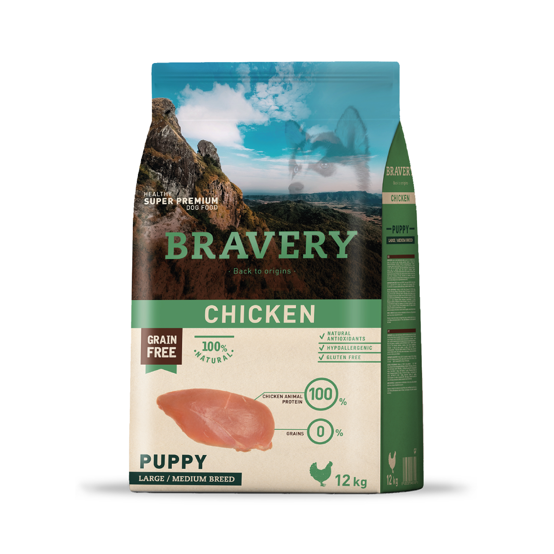 Bravery Puppy Large/Medium Breeds Chicken