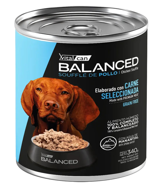 Lata Balanced Natural Recipe Pollo Adulto 340 Gr