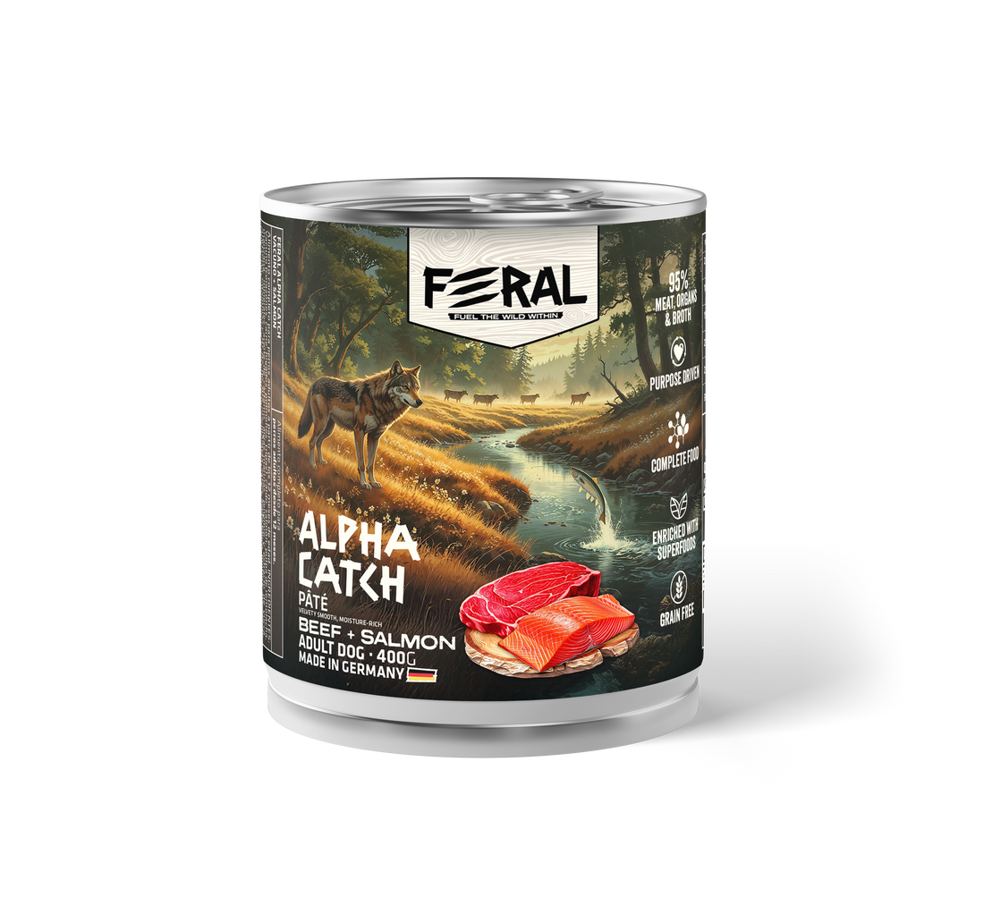 Feral Alpha Catch Carne y Salmon 400 gr