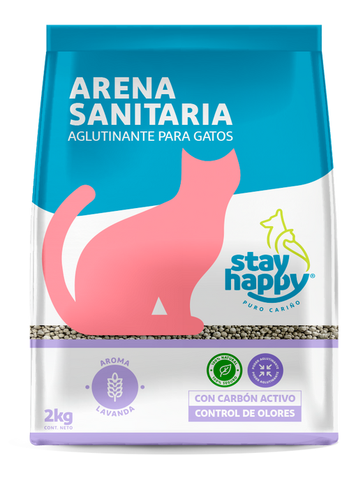 Arena Sanitaria Stay Happy Lavanda