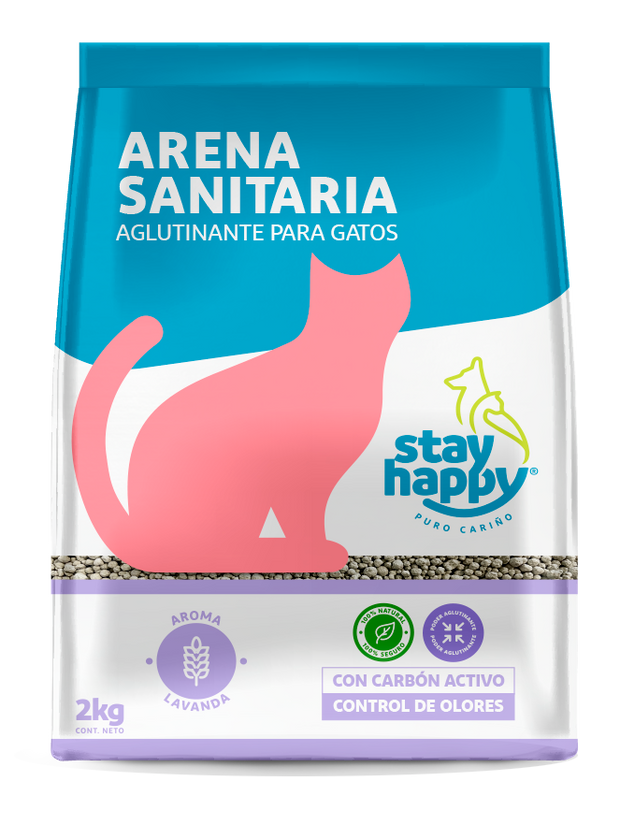 Arena Sanitaria Stay Happy Lavanda