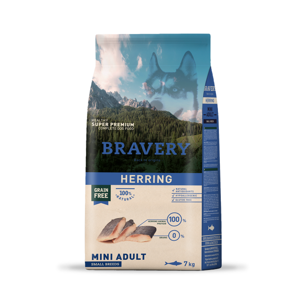 Bravery Senior Small Breed Herring 7 Kg