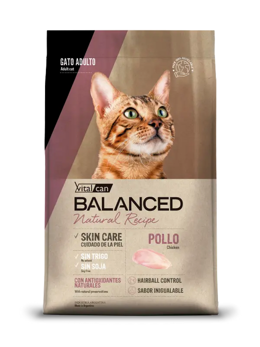 Balanced Gato Natural Recipe Pollo