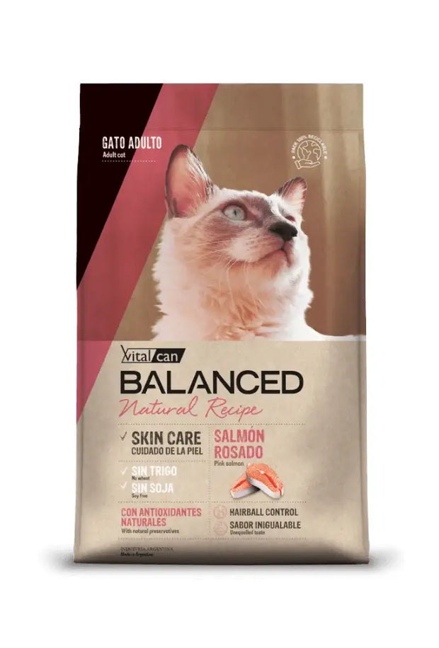 Balanced Gato Natural Recipe Salmón