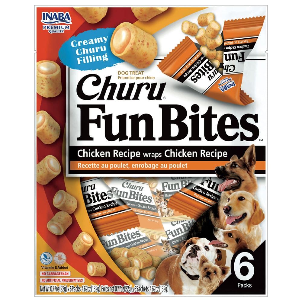 Churu Dog Fun Bites Chicken (6unid)