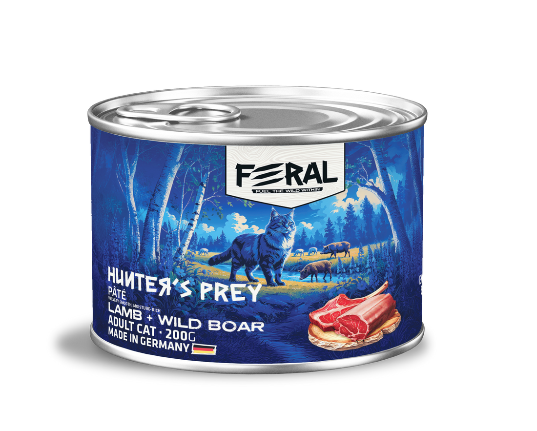 Feral Gato Hunter's Prey Cordero y Jabali 200 gr