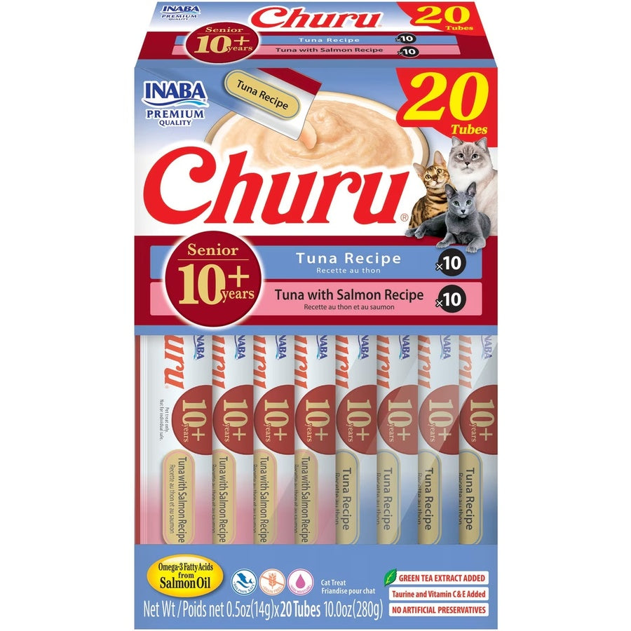 Churu Tuna Recipe and Tuna With Salmon Recipe Senior 20 tubes