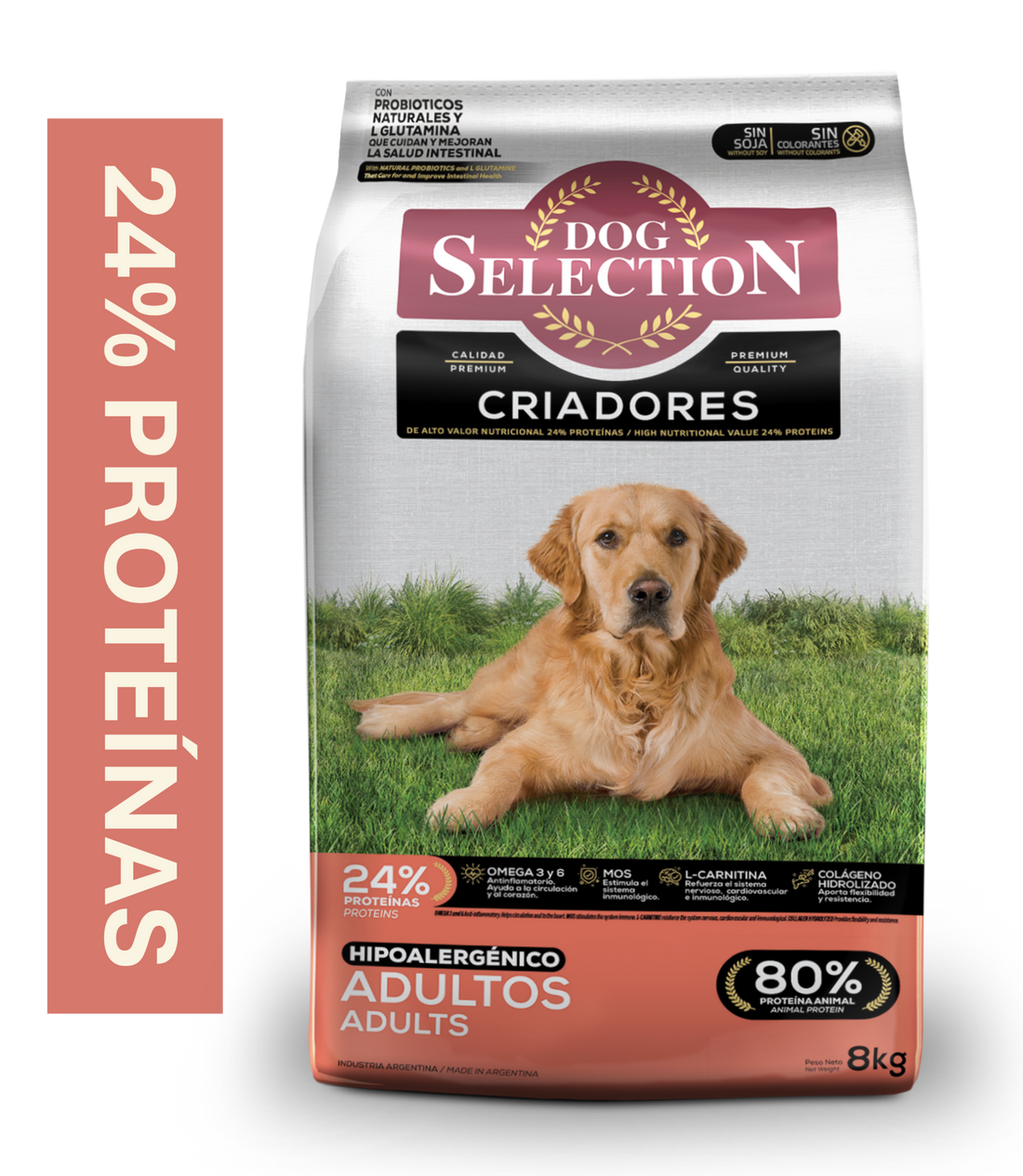 Dog Selection Adulto Hipoalergenico 15 Kg